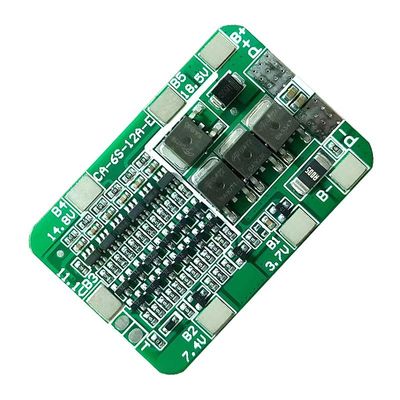 CA-6S-12A-E 24V PCB BMS 보호판 6 팩 18650 리온 리?? 배터리 모듈