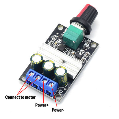 CA-103A PWM DC 모터 속도 조절기 6V 12V 24V 28V 3A 속도 스위치 1203BK