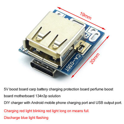 CA-035 5V 부스트 스텝 업 전원 모듈 리?? 리포 배터리 충전 보호 보드 LED 디스플레이 USB DIY 충전기