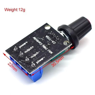 CA-110A 5V/12V 10A PWM DC 모터 속도 조절기 스텝리스 속도 조절기 LED 디머 전원 관리기 모터 드라이버 보드