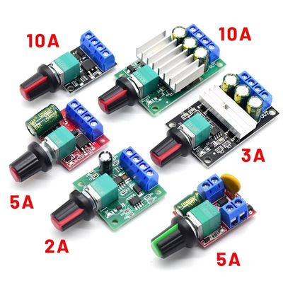 CA-110A 5V/12V 10A PWM DC 모터 속도 조절기 스텝리스 속도 조절기 LED 디머 전원 관리기 모터 드라이버 보드