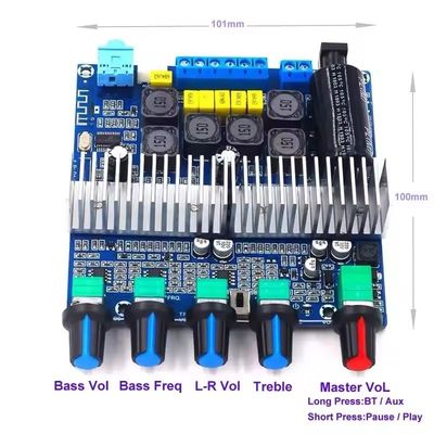 CA-3169B 2.1 채널 오디오 5.0 HIFI 파워 서브우퍼 스테레오 이퀄라이저 고밀도 사운드 파워 증폭기 보드
