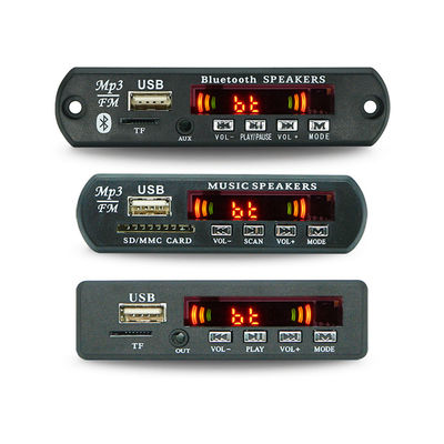FM 라디오 MP3 디코더 보드, 손실 없는 오디오 FM 라디오 기능과 BT 5.0