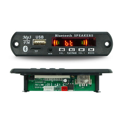 FM 라디오 MP3 디코더 보드, 손실 없는 오디오 FM 라디오 기능과 BT 5.0
