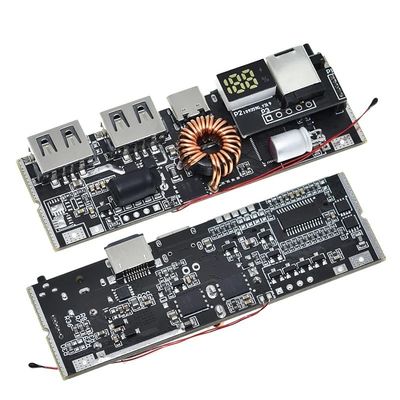 QC4.0 QC3.0 LED 듀얼 USB PD 파워뱅크 18650 충전 모듈 온도 조절