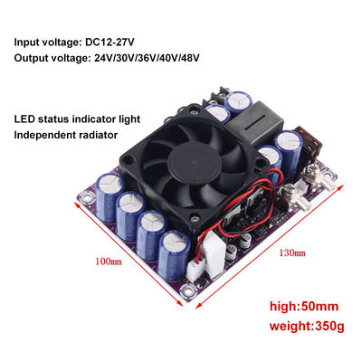 500W 25A 자동차 전력 증폭기 전원 공급 모듈 DC-DC 스텝 업 부스트 변환기 부스트 모듈