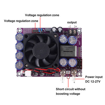 500W 25A 자동차 전력 증폭기 전원 공급 모듈 DC-DC 스텝 업 부스트 변환기 부스트 모듈