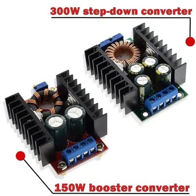 DC-DC 9A 300W 벅 변환기 150W 부스트 변환기 5-40v에서 1.2-35v 전원 모듈 스텝 다운 변환기