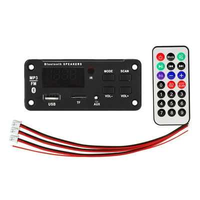 50W 블루투스 5.0 자동차 오디오 증폭기 모듈 USB TF FM 라디오 및 5.0 채널
