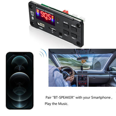 50W 블루투스 5.0 자동차 오디오 증폭기 모듈 USB TF FM 라디오 및 5.0 채널