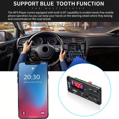 50W 블루투스 5.0 자동차 오디오 증폭기 모듈 USB TF FM 라디오 및 5.0 채널