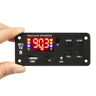 50W 블루투스 5.0 자동차 오디오 증폭기 모듈 USB TF FM 라디오 및 5.0 채널