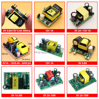 200V ~ 5V / 9V / 12V 500mA / 700mA / 800mA / 300mA / 1A 격리 스위치 전원 공급 모듈 AC-DC