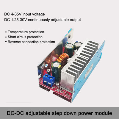 160W 8A DC DC 스텝 다운 벅 변환기 4V-32V에서 1.2V-30V 조정 가능한 전원 공급 모듈 보드 탑재 차량