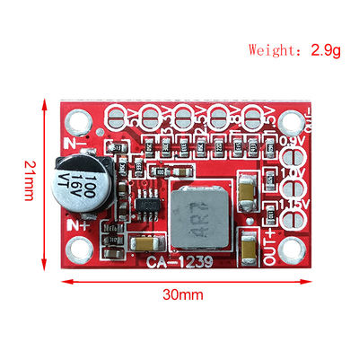 스텝 다운 전원 모듈 CA-1239 조절 가능한 버크 변환기 5-15V 입력 1.25V/1.5V/1.8V/2.5V/3.3V/5V 출력