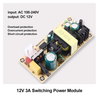 AC/DC 변환기 보드 장착 12V3A/24V1.5A 표준 장착용 전원 공급 모듈