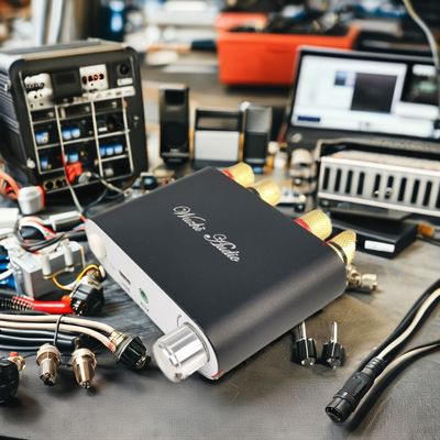 50W * 2 BT 5.0 오디오 전력 증폭기 보드 모듈 2.0 듀얼 채널 스테레오 수신기 증폭기