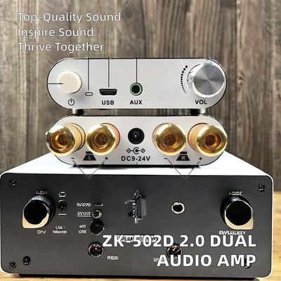 50W * 2 BT 5.0 오디오 전력 증폭기 보드 모듈 2.0 듀얼 채널 스테레오 수신기 증폭기