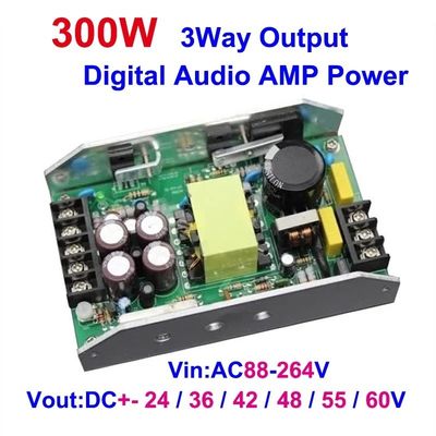 300W 듀얼 DC 24/36/48V 12V1A 전원 공급 장치 TPA3255 TPA3221 TPA3116 오디오 증폭기