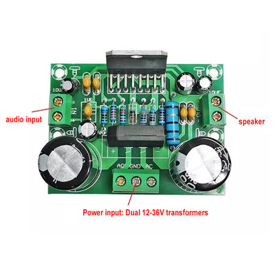 100W 모노 앰플리퍼 보드 TDA7293 듀얼 AC12-32V 2채널용 초대폭 전원 공급 2.0