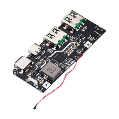 22.5W QC4.0 PD3.0 5 포트 듀얼 USB 모바일 파워 뱅크 회로 보드 보호 메인보드