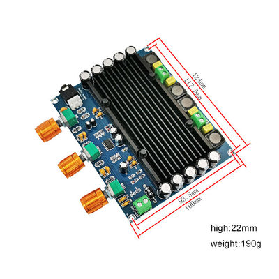 2채널 150W 전문 증폭기 TPA3116D2 고전력 음향 시스템용 디지털 오디오 보드
