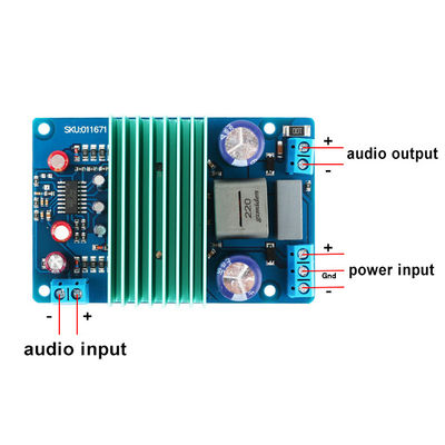 고전력 250W D급 HIFI 디지털 증폭기 보드 LM3886 전문용 수신기
