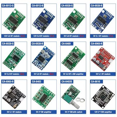 순수한 BT 5.0 모듈 5G 칩셋 5.0 BT 증폭기 보드 스피커 오디오 플레이어