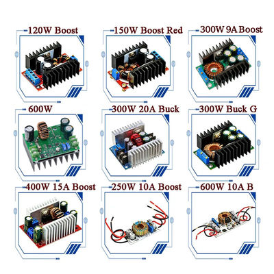 네트워크 표준 150W 부스트 변환기 10-32V에서 12-35V 단계 위전압 충전 모듈