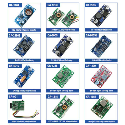 표준 장착 유형 10-18V 전원 공급 PCB 회로 보드에 대한 DC-DC 단계 아래 모듈
