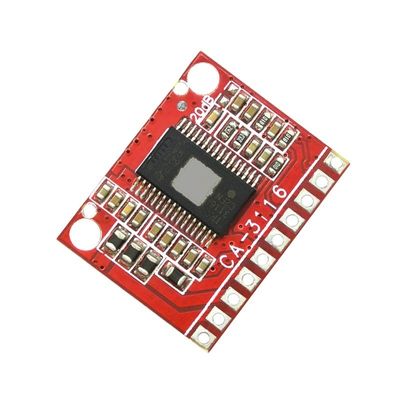DC 4.5V~24V를 지원하고 오디오 스테레오 보드용 POP 잡음이 없는 50W 듀얼 채널 TPA3116D2 전력 증폭기 모듈