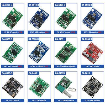 1 채널 CA-6912 BT 오디오 모듈 12V DC 스피커 증폭기 보드 디지털 출력