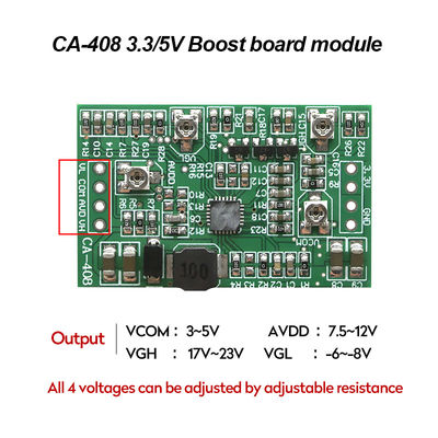 그림 크레탈 CA-408 통합 LCD TCON 보드 5v DC-DC Buck Boost 모듈 4 개의 조절 가능한 LED TV 전원 공급 장치 VGL VGH VCOM.AVDD