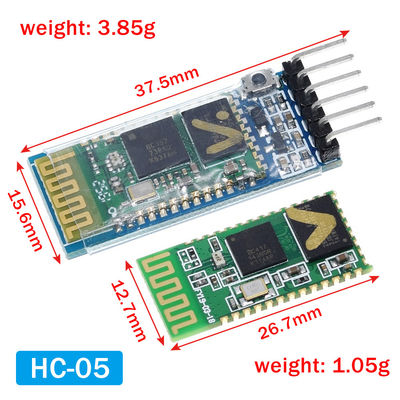 무선 블루투스 모듈 HC-05 HC-06 RF 송신기 2.4G 주파수 3.3V TTL 레벨 및 10 미터 범위 UART 변환기