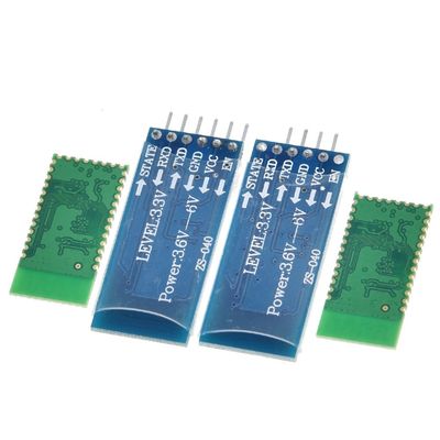무선 블루투스 모듈 HC-05 HC-06 RF 송신기 2.4G 주파수 3.3V TTL 레벨 및 10 미터 범위 UART 변환기