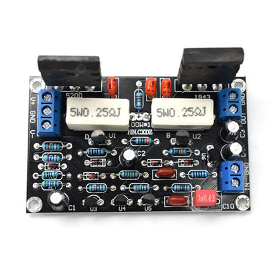 100W DC 35V C1-001 모노 채널 HIFI 오디오 증폭기 보드 2SC5200 2SA1943 튜브