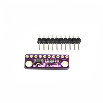 ADS1115 ADS1015 16비트 ADC 4채널 모듈 프로그래밍 가능한 가이드 증폭기 2.0V ~ 5.5V