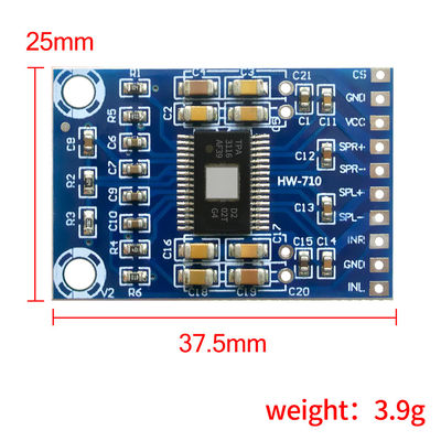 TPA3116D2 칩 디지털 증폭기 보드 50W + 50W 출력 및 12V-24V DC 전원