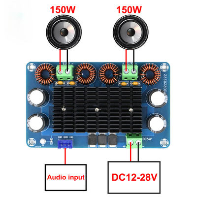 150W + 150W 고전력 증폭기 오디오 보드