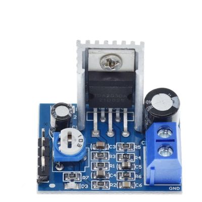 18W 출력 및 조정 가능한 볼륨을 갖춘 6-12V TDA2030 오디오 증폭기 보드 모듈