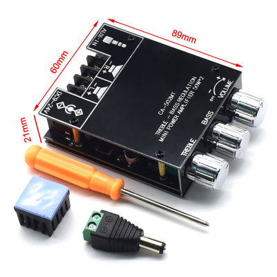 CA-502MT 5.0 BT 디지털 오디오 증폭기 보드 2*50W 12-24V AMP 모듈
