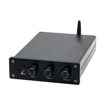 100W*2+200W 블루투스 5.0 및 2.1 채널 미니 하이파이 스테레오 클래스 D 디지털 앰프와 함께 홈 오디오 전력 증폭기