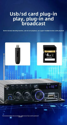 HiFi 스테레오 오디오용 이퀄라이저가 포함된 120W 듀얼 채널 전력 증폭기