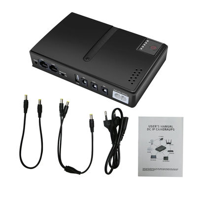 미니 10400mAh 36W 라우터 모덤 CCTV 보안 카메라에 대한 끊김 없는 전원 공급 장치 (UPS) AC DC 구성 가능한 전원 공급원