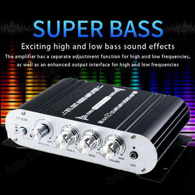 가정용 Hi-Fi 디지털 오디오용 80WX2+80W 출력 전력을 갖춘 2.1 채널 12V 증폭기 보드
