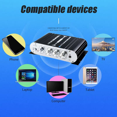 가정용 Hi-Fi 디지털 오디오용 80WX2+80W 출력 전력을 갖춘 2.1 채널 12V 증폭기 보드