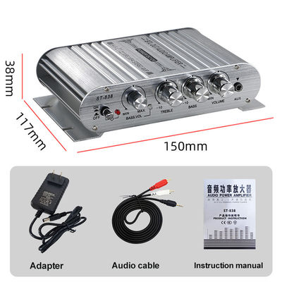 가정용 Hi-Fi 디지털 오디오용 80WX2+80W 출력 전력을 갖춘 2.1 채널 12V 증폭기 보드