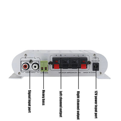 가정용 Hi-Fi 디지털 오디오용 80WX2+80W 출력 전력을 갖춘 2.1 채널 12V 증폭기 보드