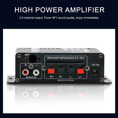 AK-270 12V 소전력 블루투스 오디오 증폭기 2.0 채널 출력 HIFI 소전력 증폭기 홈 극장 사운드 시스템