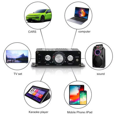 AK-270 12V 소전력 블루투스 오디오 증폭기 2.0 채널 출력 HIFI 소전력 증폭기 홈 극장 사운드 시스템